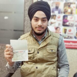 Amanpreet Singh - Morinda - Study Visa