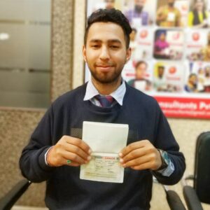 Anmol Chadha Kharar Study Visa