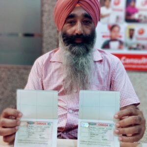 Avtar Singh Mansimran Kaur Taran Taran Multiple Entry Visa
